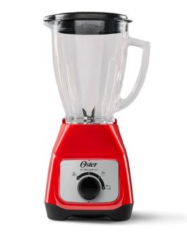 Licuadora Oster con vaso de vidrio y control de perilla BLSTKAGRRD