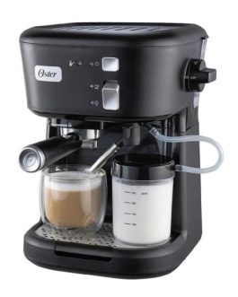 Cafetera Oster para Espresso y Capuccino BVSTEM5501B Negro