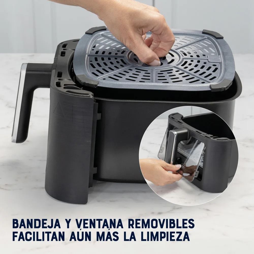 Freidora de Aire Digital Oster 6L 10Programas Automáticos CKSTAF60WDDF - Imagen 6