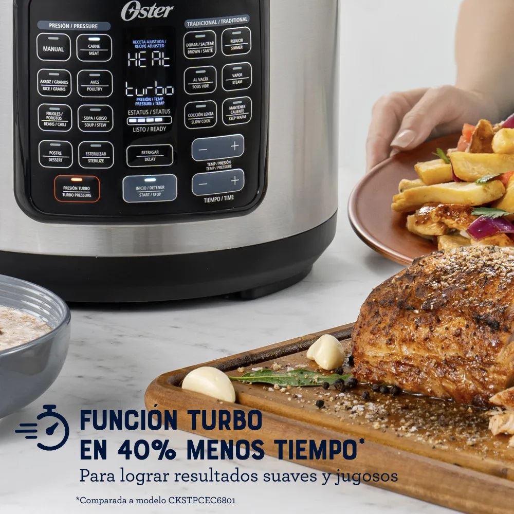 Multiolla Turbo Oster 5.7L 14 Funciones Predeterminadas CKSTPCECT57DF - Imagen 3