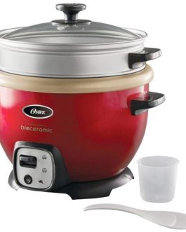 Olla Arrocera 2,2 L Sofrito Bioceramica Oster CKSTRC7130R ROJO