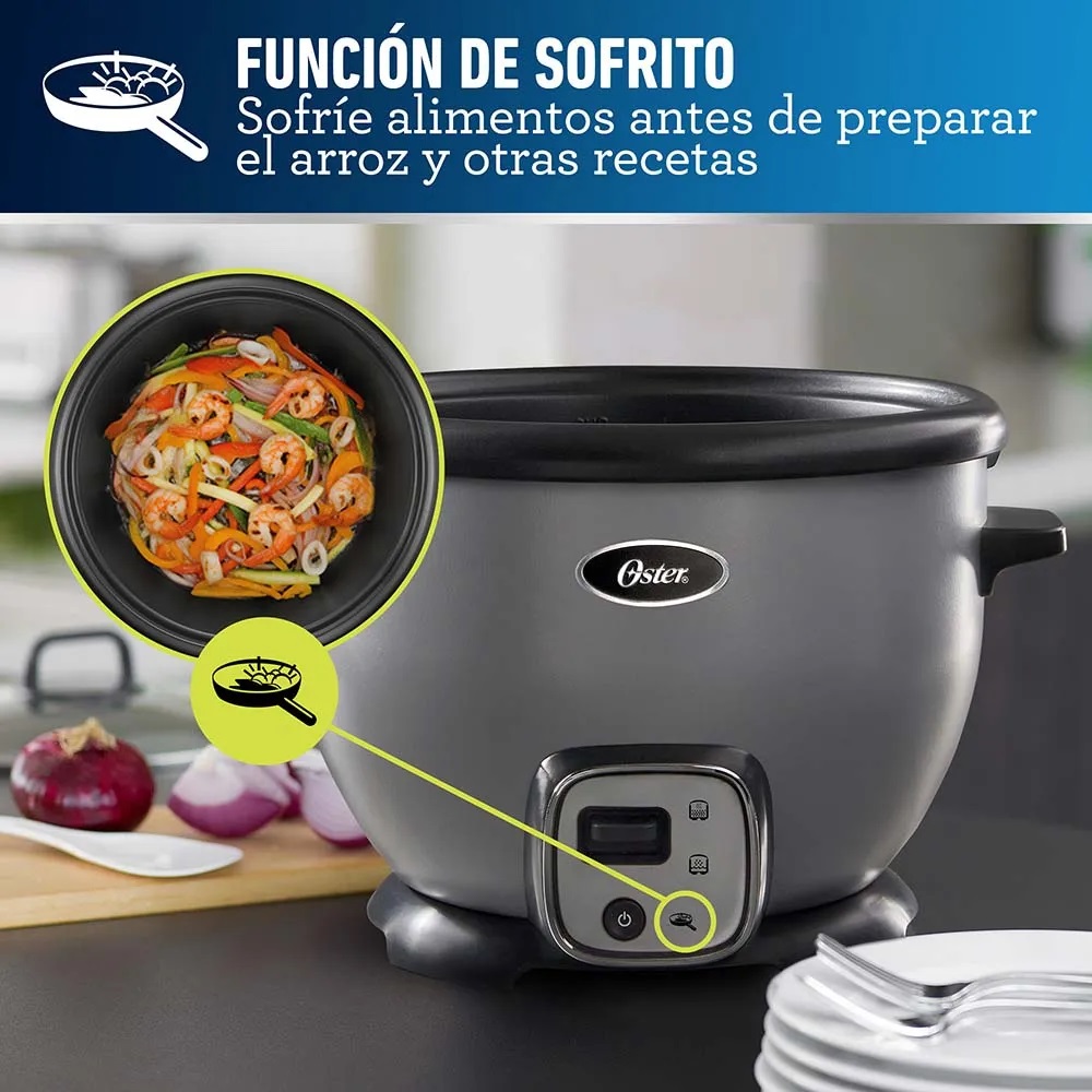 Arrocera multiusos Oster con vaporera y función sofrito CKSTRC8029S - Imagen 3
