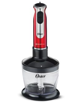 Batidora Oster de Inmersión con Accesorios FPSTHB2801 Rojo