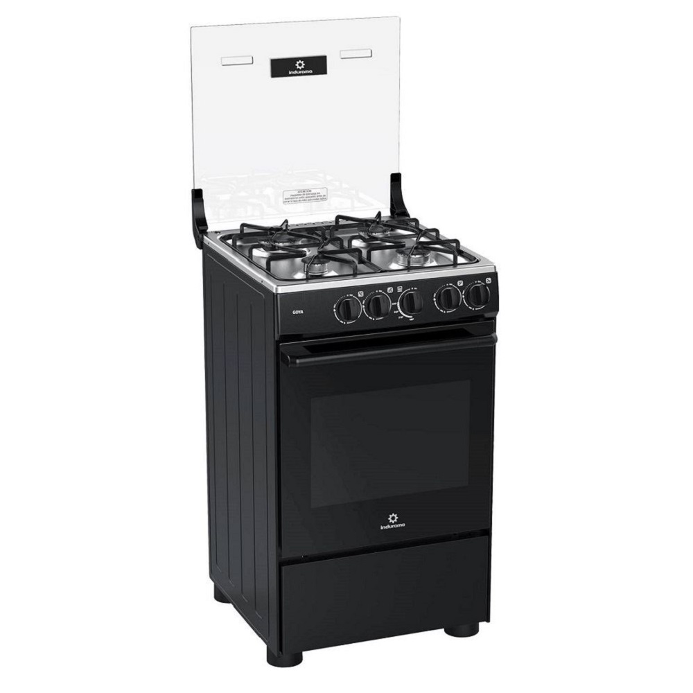 Cocina de 4 Hornillas Indurama Goya Negra - Imagen 3