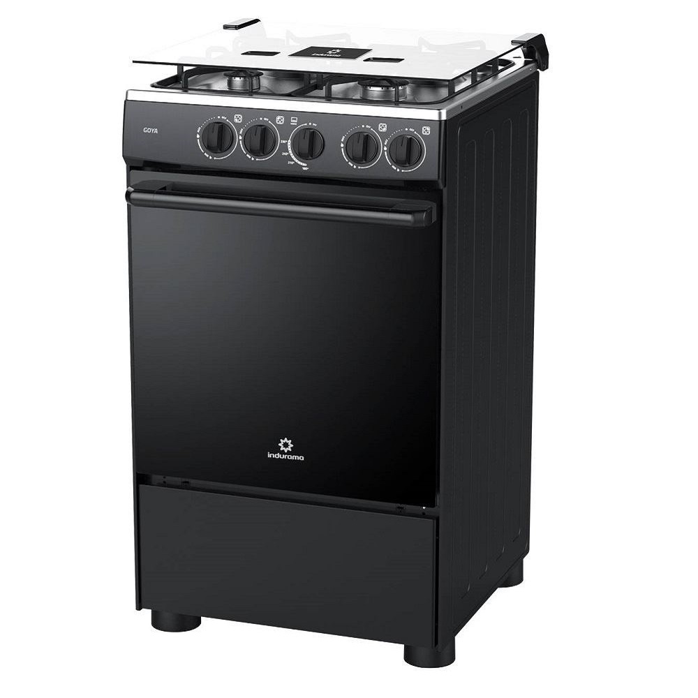 Cocina de 4 Hornillas Indurama Goya Negra - Imagen 2