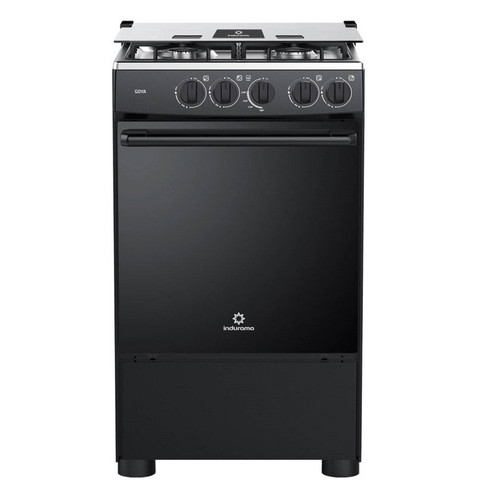 Cocina de 4 Hornillas Indurama Goya Negra
