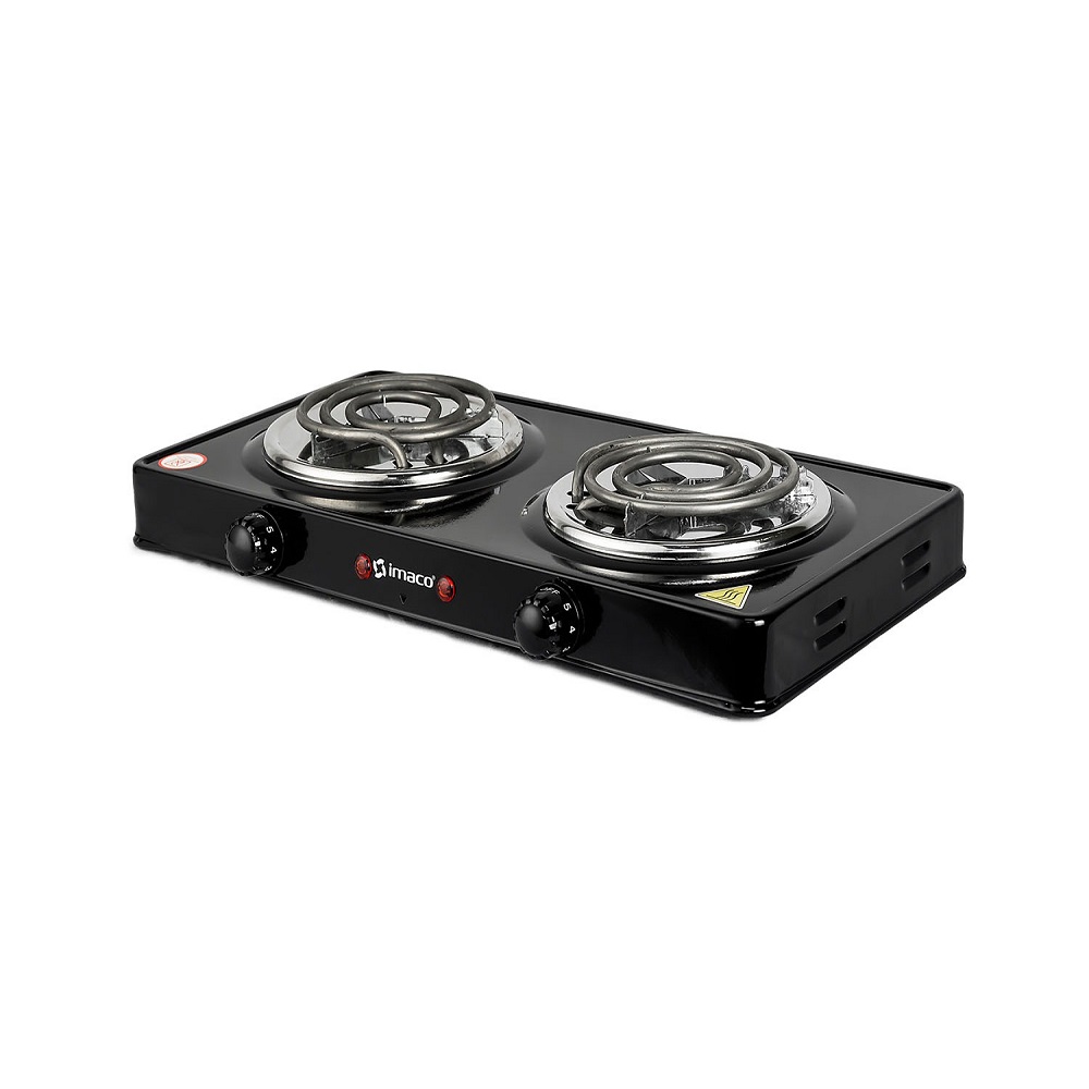 Cocina eléctrica 2 hornillas IMACO HP1400 - Imagen 2