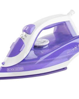 Plancha TrueGlide con Golpe de Vapor BLACK & DECKER IRBD204 Lila