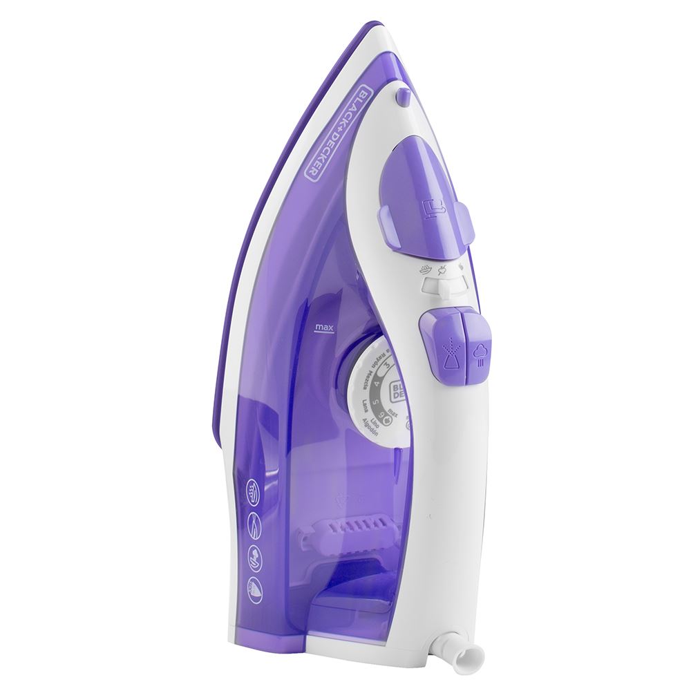 Plancha TrueGlide con Golpe de Vapor BLACK & DECKER IRBD204 Lila - Imagen 3