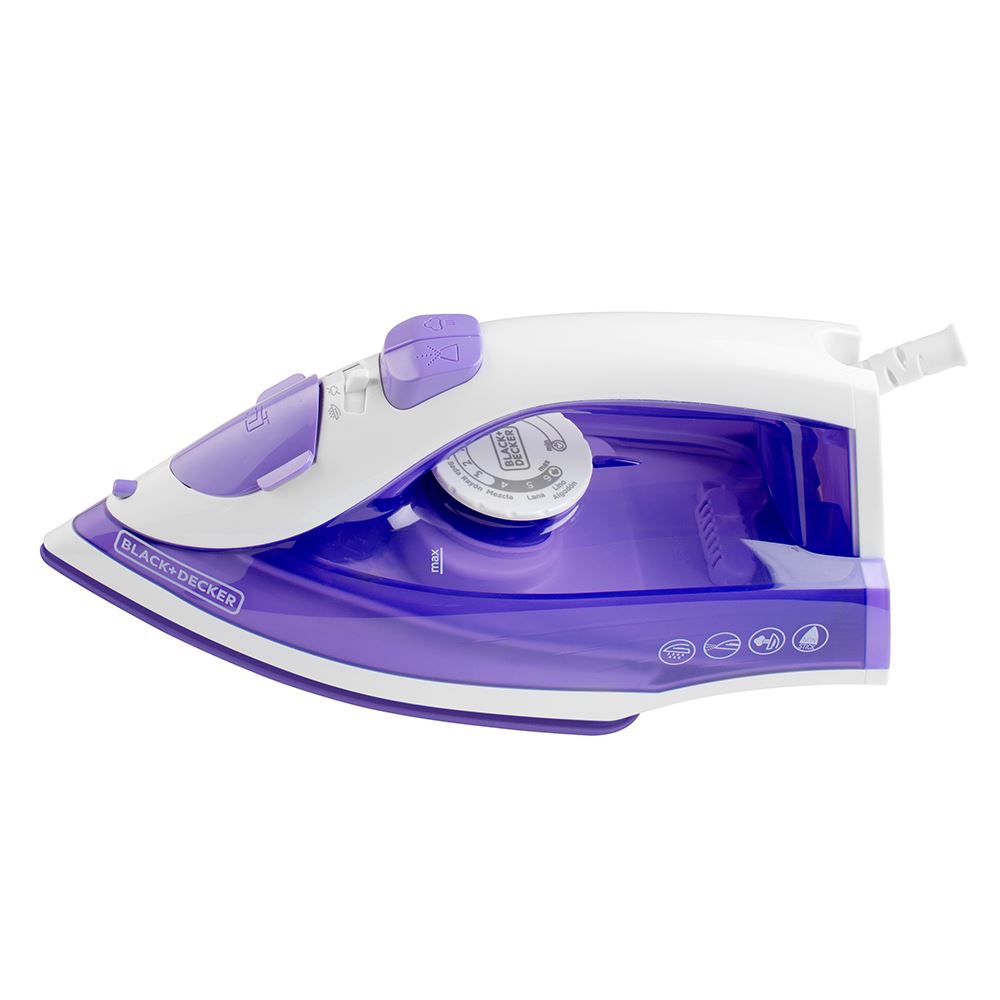 Plancha TrueGlide con Golpe de Vapor BLACK & DECKER IRBD204 Lila - Imagen 2