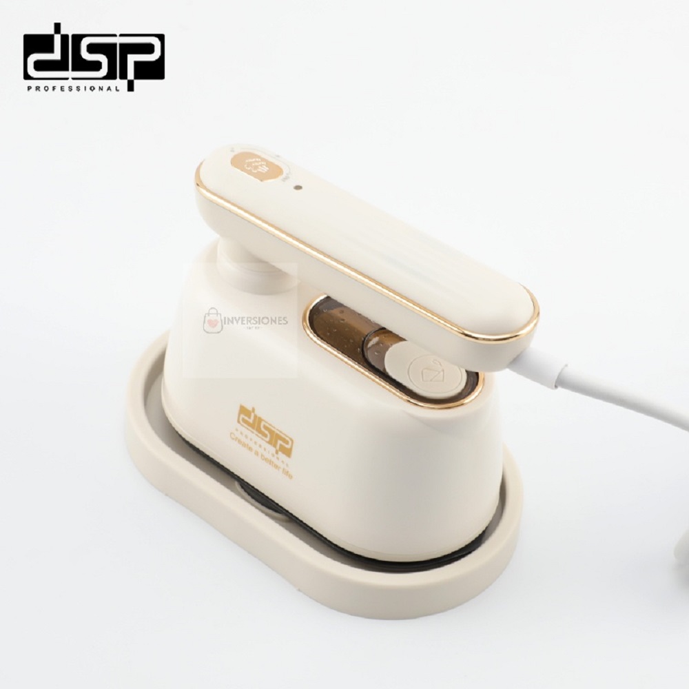Plancha Eléctrica Viajera a Vapor DSP KD1159 Blanca - Imagen 3