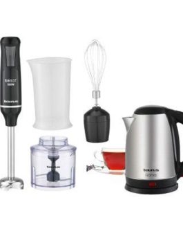 Combo Batidora de Inmersion Robot 500 Plus Inox II  + Hervidor Taurus
