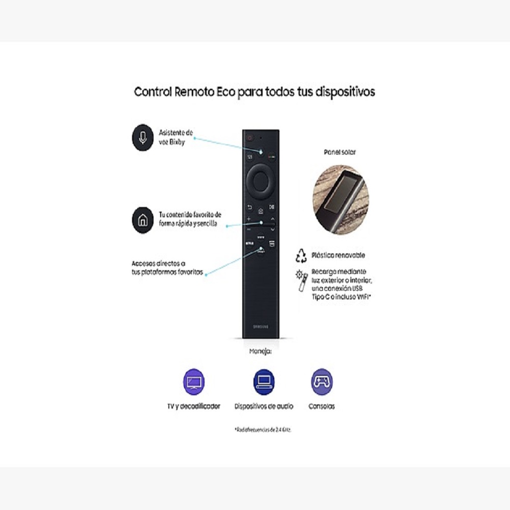 TV Samsung 55 Crystal UHD 4K 55BU8200 Smart TV 2022 - Imagen 4