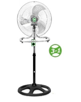 Ventilador 3 en 1 Bossko 18″ BK-8218VI Plateado