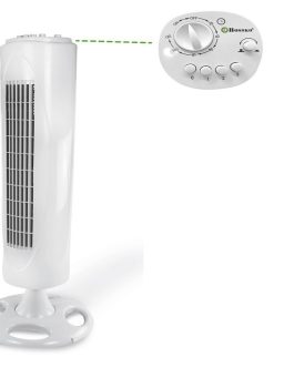 Ventilador de torre Bossko BK-8228VT 90W Blanco