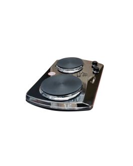 Cocina Eléctrica Finezza FZ-203D3CH 2 Hornillas 2250W Acerado