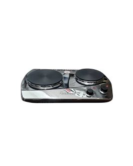 Cocina Eléctrica Finezza FZ-203D3CH 2 Hornillas 2250W Acerado