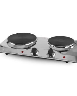 Cocina Eléctrica 2 Hornillas FINEZZA FZ-204D4CH Acero