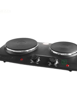 Cocina Eléctrica 2 Hornillas Finezza FZ-204D4N Negro