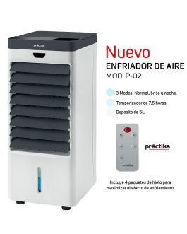 ENFRIADOR DE AIRE AIR COOLER PRACTIKA P-02