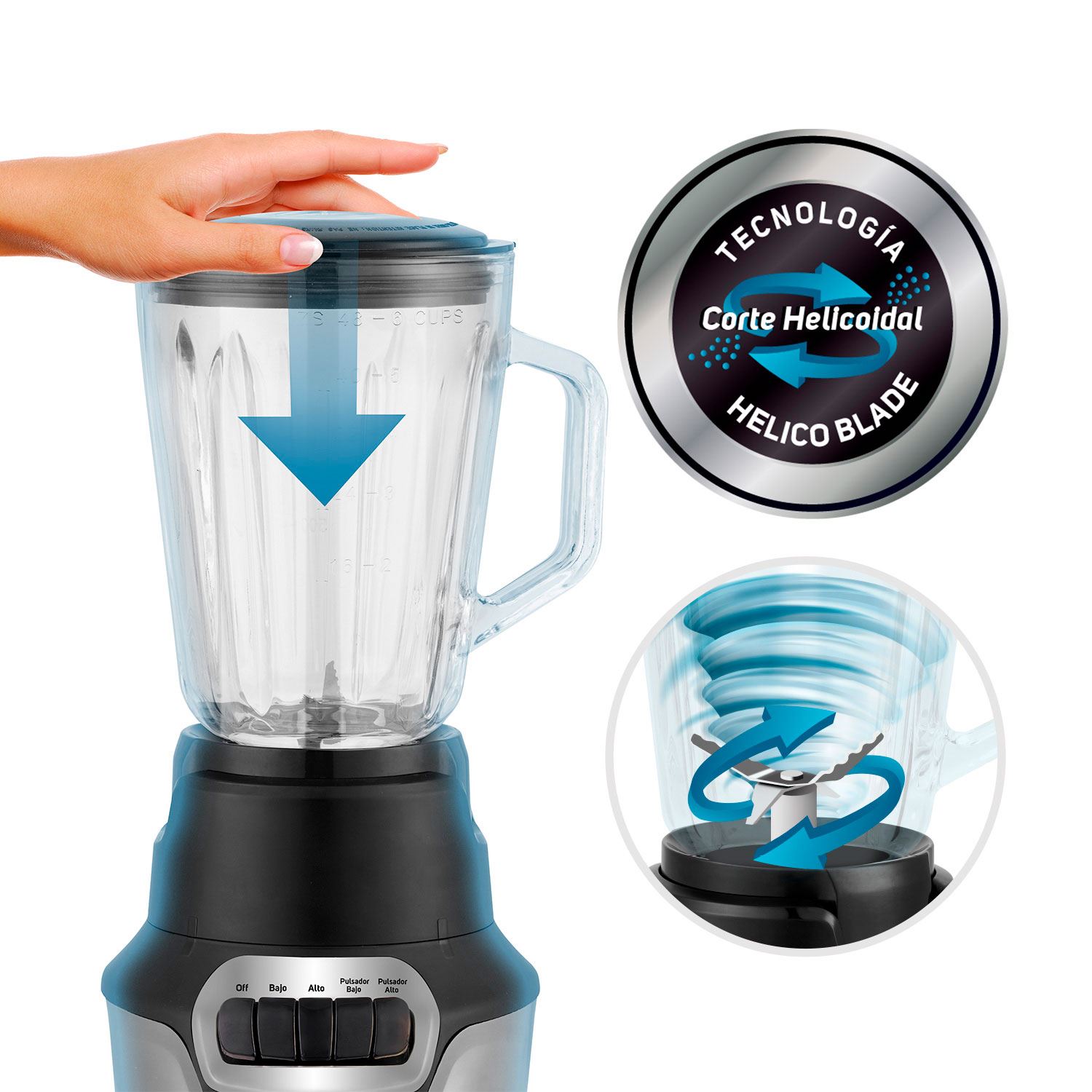 Licuadora Taurus Perfect Push - Imagen 2