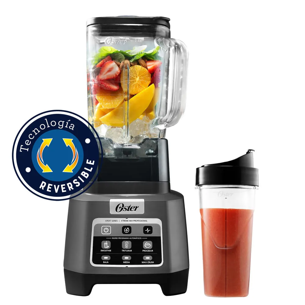 Licuadora Oster Profesional XTREME MIX con Vaso Blend-N-Go BLSTXPG-BGW