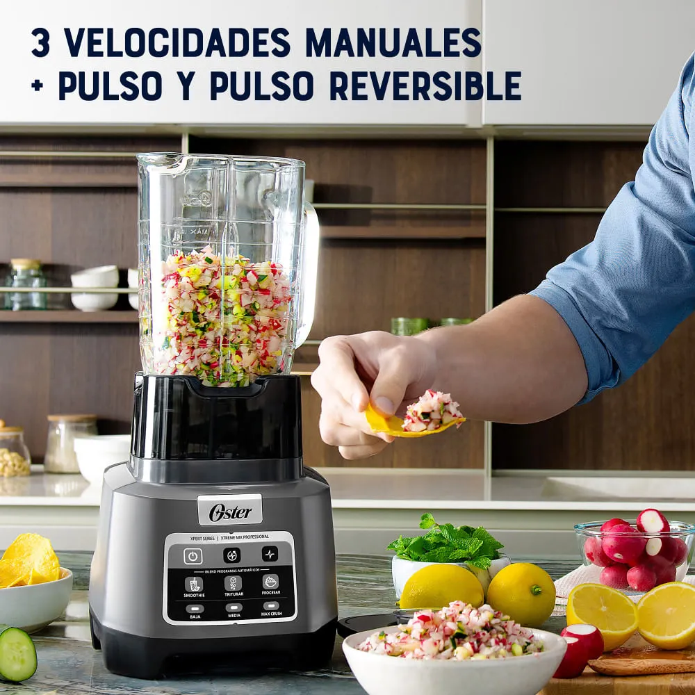 Licuadora Oster Profesional XTREME MIX con Vaso Blend-N-Go BLSTXPG-BGW - Imagen 5