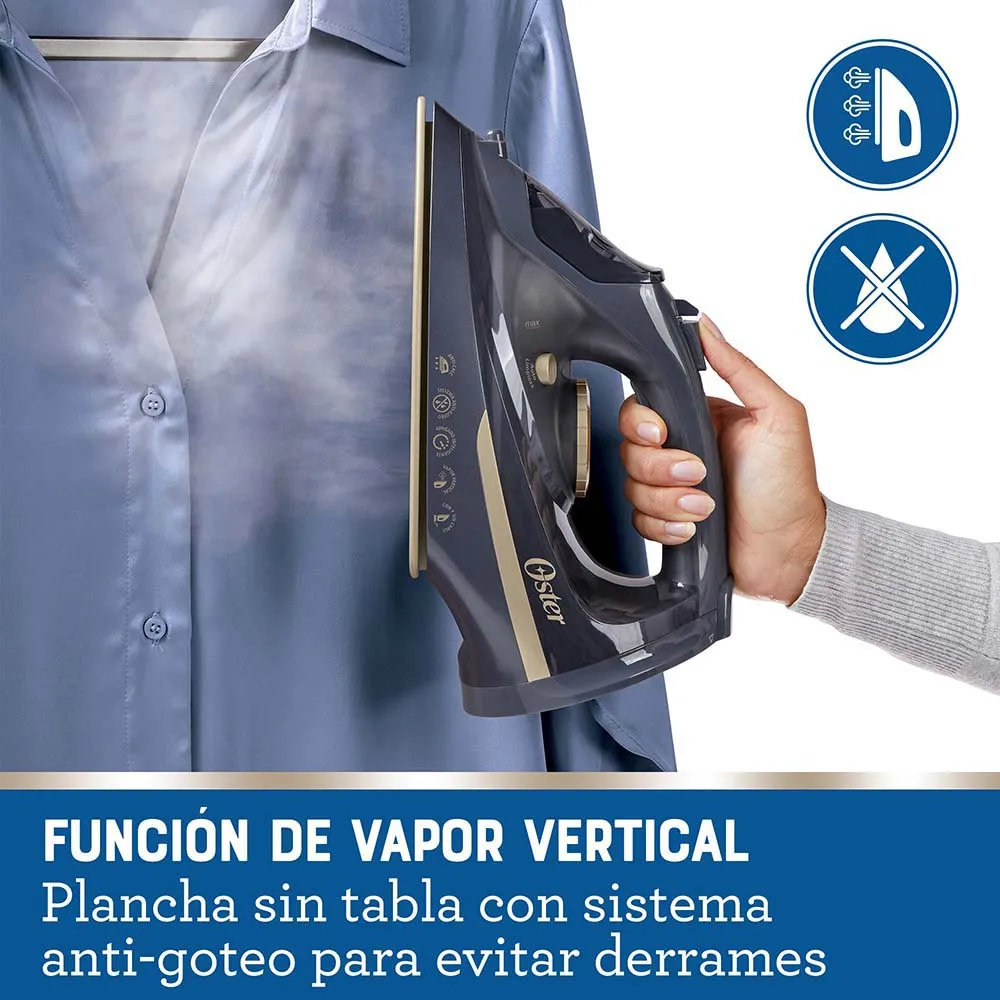 Plancha a vapor inalámbrica Oster 2 en 1 con suela cerámica GCSTCC5000 - Imagen 6